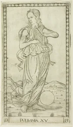 Polyhymnia, tavla femton från Apollo and the Muses