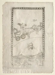 Solen från Tarocchi, serie A: Universums firmament, #44, före 1467.