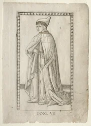 The Doge from the Tarocchi, serie E: Conditions of Man, #7 , före 1467.