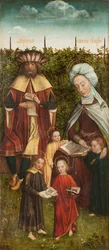 The Family of Saint Anne Triptych, högra panelen, ca 1500-1510.