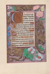 Hours of Queen Isabella the Catholic, Queen of Spain: Fol. 155r, c. 1500.