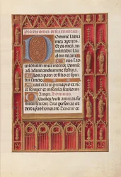 Hours of Queen Isabella the Catholic, Queen of Spain: Fol. 18r, c. 1500.