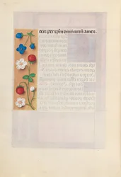 Hours of Queen Isabella the Catholic, Queen of Spain: Fol. 198v, c. 1500.
