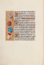 Hours of Queen Isabella the Catholic, Queen of Spain: Fol. 19v, c. 1500.