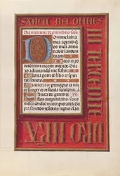 Hours of Queen Isabella the Catholic, Queen of Spain: Fol. 38r, c. 1500.