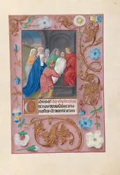 Hours of Queen Isabella the Catholic, Queen of Spain: Fol. 77r, Gravläggning, c. 1500.