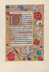 Hours of Queen Isabella the Catholic, Queen of Spain: Fol. 81r, c. 1500.