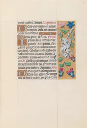 Hours of Queen Isabella the Catholic, Queen of Spain: Fol. 84r, c. 1500.