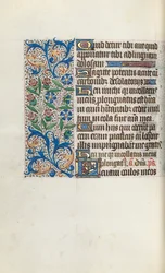 Tidsbok Användning av Rouen: fol. 104v, c. 1470.