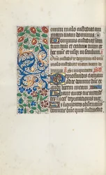 Tidsbok Användning av Rouen: fol. 105v, c. 1470.