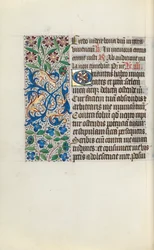 Tidsbok Användning av Rouen: fol. 122v, c. 1470.