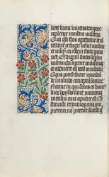 Tidsbok Användning av Rouen: fol. 123v, c. 1470.