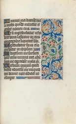 Tidsbok Användning av Rouen: fol. 128r, c. 1470.