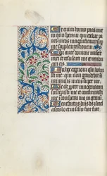 Tidsbok Användning av Rouen: fol. 128v, c. 1470.