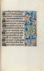 Tidsbok Användning av Rouen: fol. 130r, c. 1470.