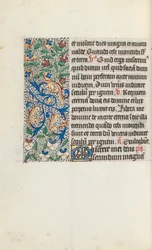 Tidsbok Användning av Rouen: fol. 133v, c. 1470.