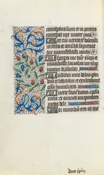 Tidsbok Användning av Rouen: fol. 134v, c. 1470.
