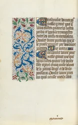Tidsbok Användning av Rouen: fol. 149v, c. 1470.