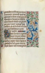 Tidsbok Användning av Rouen: fol. 154a, c. 1470.