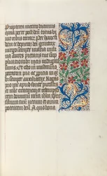 Tidsbok Användning av Rouen: fol. 24r, c. 1470.