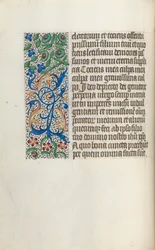 Tidsbok Användning av Rouen: fol. 25v, c. 1470.