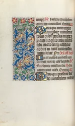 Tidsbok Användning av Rouen: fol. 50v, c. 1470.