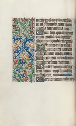 Tidsbok Användning av Rouen: fol. 61v, c. 1470.