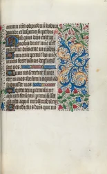Tidsbok Användning av Rouen: fol. 65r, c. 1470.