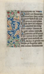 Tidsbok Användning av Rouen: fol. 80v, c. 1470.