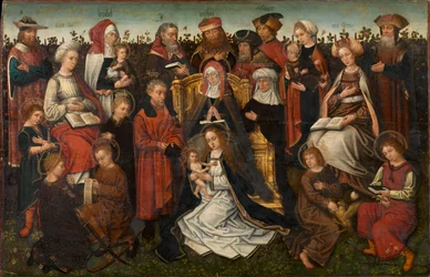 The Family of St. Anne, ca 1500-10 (olja på panel)