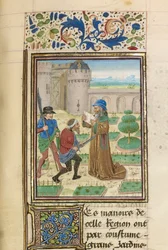 Parmenions död, ca 1470-1475.