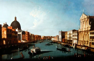 En venetiansk kanalscene