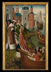 Panel från legenden om St. Ursula
