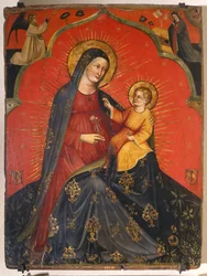 Madonna and Child and Annunciation, c.1390 (tempera på panel)