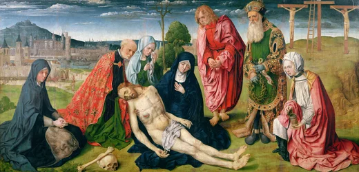 Pieta av Saint-Germain-des-Pres (tempera på panel)