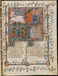 Miniatyr från ett manuskript av Roman de la Rose av Guillaume de Lorris och Jean de Meun, 1353
