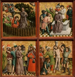 Altartavla med The Passion of Christ, ca. 1440-talet.