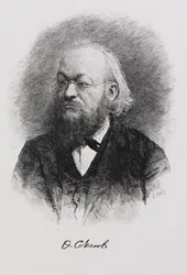 Porträtt av historikern Fjodor Fjodorovich Sokolov 1841-1909, 1900-talet