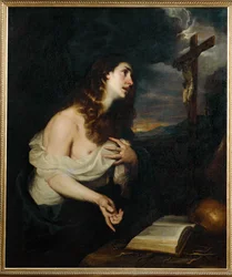 Maria Magdalena, botgörare (målning på duk)
