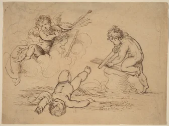 Allegori: Fyra putti