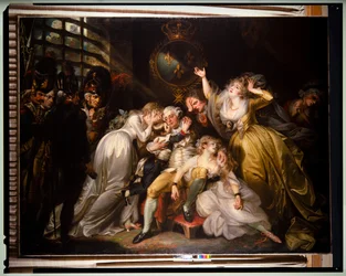 Kung Ludvig XVI av Frankrike (duk)