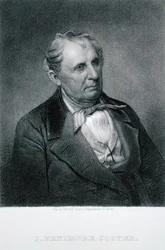 James Fenimore Cooper (1789-1851), graverad av Henry Bryan Hall (1808-84) efter en daguerreotypi (gravyr)