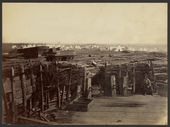 [Befästningar, Manassas, ockuperade av 13th Mass.]