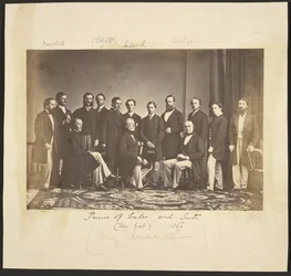 Prinsen av Wales och följe (New York), 1860