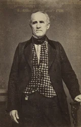 Sam Houston, ca 1860-65 (albumen-silvertryck)