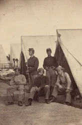 Lägerscen,1862 (foto)