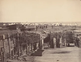 Fortifications, Manassas, ockuperat av 13:e mässan, 1862.