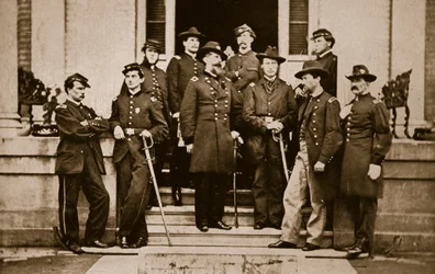 General O. B. Wilcox och stab, 1861-65
