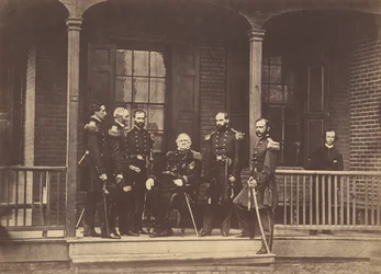 Generallöjtnant Scott, general-in-chief U.S. Army, & Staff, 6 september 1861.