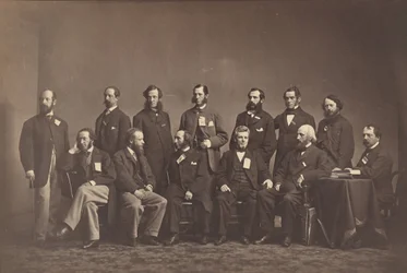 [Medlemmar av New York Sanitary Commission], ca. 1860.
